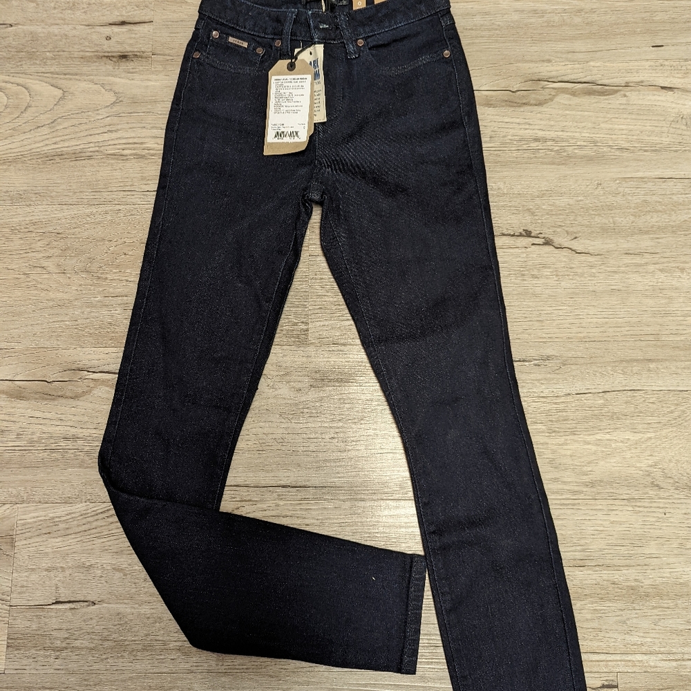 NWT, Prana deep-dyed skinny jeans, 25x31, $150